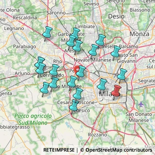 Mappa Via Fratelli Rizzardi, 20151 Milano MI, Italia (7.106)