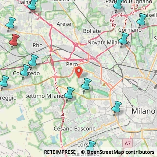 Mappa Via Fratelli Rizzardi, 20151 Milano MI, Italia (6.89786)