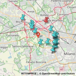 Mappa Via Fratelli Rizzardi, 20151 Milano MI, Italia (3.502)