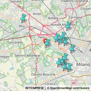 Mappa Via Fratelli Rizzardi, 20151 Milano MI, Italia (4.16538)