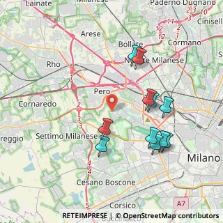 Mappa Via Fratelli Rizzardi, 20151 Milano MI, Italia (3.76727)