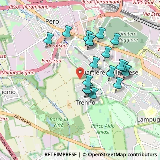 Mappa Via Fratelli Rizzardi, 20151 Milano MI, Italia (0.859)