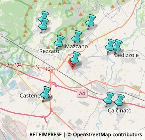 Mappa Via Sorelle Agazzi, 25080 Molinetto BS, Italia (4.23333)