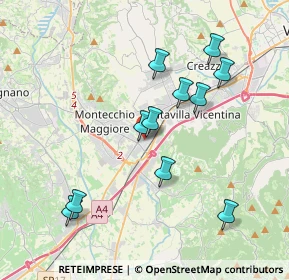 Mappa Viale Pietro Ceccato, 36075 Montecchio Maggiore VI, Italia (3.68)