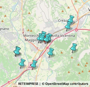 Mappa Viale Pietro Ceccato, 36075 Montecchio Maggiore VI, Italia (3.26231)