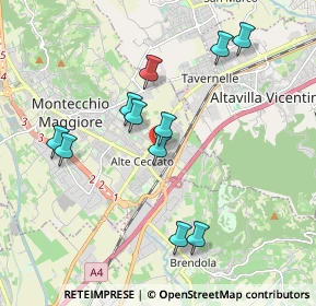 Mappa Viale Pietro Ceccato, 36075 Montecchio Maggiore VI, Italia (1.79727)