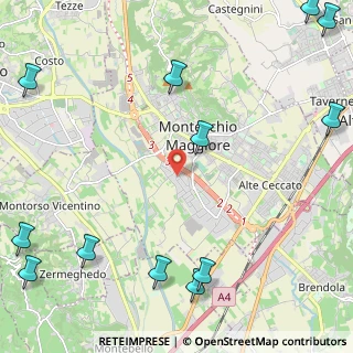 Mappa Via Silvio Pellico, 36075 Montecchio Maggiore VI, Italia (3.4425)