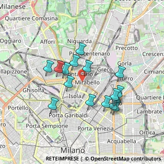 Mappa Via Leone Fortis, 20125 Milano MI, Italia (1.62438)
