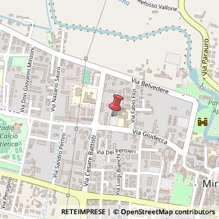 Mappa Via Giudecca, 45, 30035 Mirano, Venezia (Veneto)
