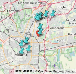 Mappa Milano, 20132 Milano MI, Italia (3.278)