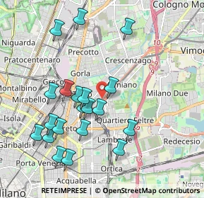 Mappa Milano, 20132 Milano MI, Italia (2.0025)