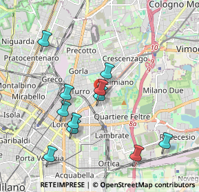 Mappa Milano, 20132 Milano MI, Italia (1.92)