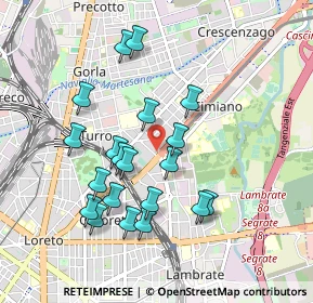 Mappa Milano, 20132 Milano MI, Italia (0.881)