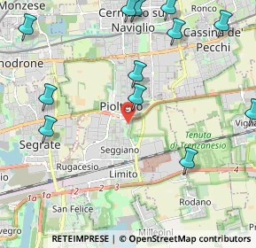 Mappa Via Iqbal Masih, 20096 Pioltello MI, Italia (2.7075)