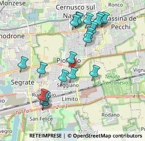 Mappa Via Iqbal Masih, 20096 Pioltello MI, Italia (1.995)