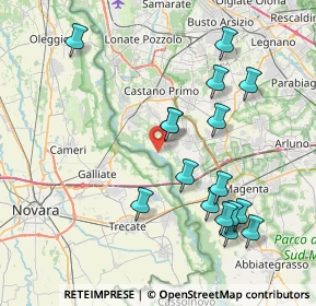 Mappa Via del Fiume, 20012 Cuggiono MI, Italia (8.25375)