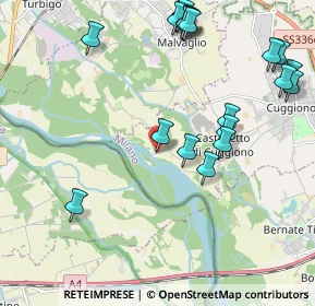 Mappa Via del Fiume, 20012 Cuggiono MI, Italia (2.474)