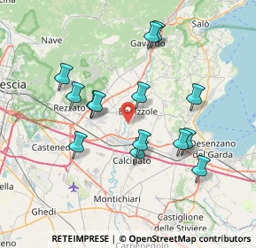 Mappa Via Salaghetto, 25081 Bedizzole BS, Italia (6.92571)