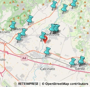 Mappa Via Salaghetto, 25081 Bedizzole BS, Italia (4.42063)
