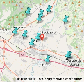 Mappa Via Salaghetto, 25081 Bedizzole BS, Italia (4.23)