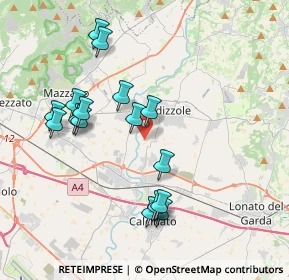 Mappa Via Salaghetto, 25081 Bedizzole BS, Italia (3.76063)