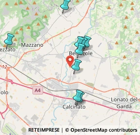 Mappa Via Salaghetto, 25081 Bedizzole BS, Italia (4.48545)