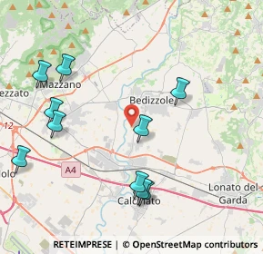 Mappa Via Salaghetto, 25081 Bedizzole BS, Italia (4.95818)