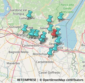 Mappa Via Salaghetto, 25081 Bedizzole BS, Italia (9.54176)