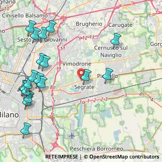 Mappa Via Cassanese, 20054 Segrate MI, Italia (5.46)