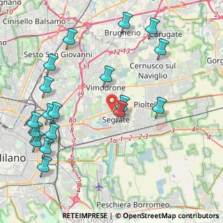 Mappa Via Cassanese, 20054 Segrate MI, Italia (5.02167)