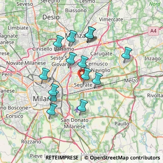 Mappa Via Cassanese, 20054 Segrate MI, Italia (6.78667)