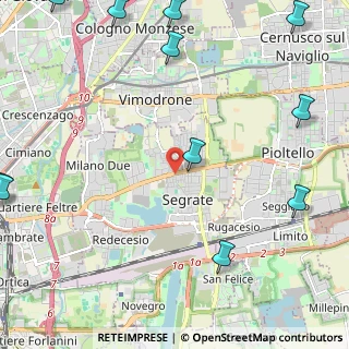Mappa Via Cassanese, 20054 Segrate MI, Italia (3.44455)