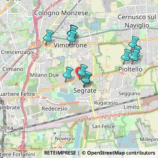 Mappa Via Cassanese, 20054 Segrate MI, Italia (1.86083)