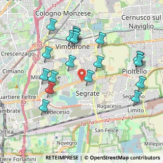 Mappa Via Cassanese, 20054 Segrate MI, Italia (2.1315)