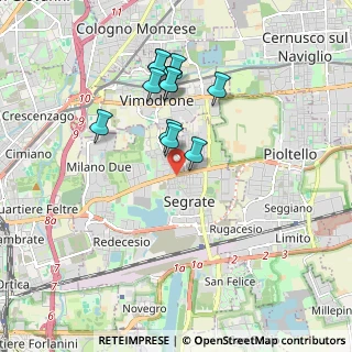 Mappa Via Cassanese, 20054 Segrate MI, Italia (1.61)