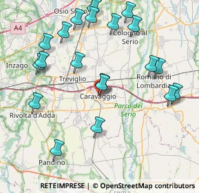 Mappa Via Folcero, 24043 Caravaggio BG, Italia (9.1)