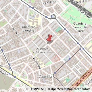 Mappa Via Jacopino da Tradate,  11, 20155 Milano, Milano (Lombardia)
