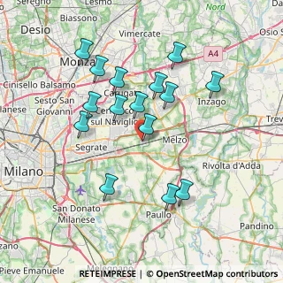 Mappa Via II Giugno, 20060 Vignate MI, Italia (6.996)