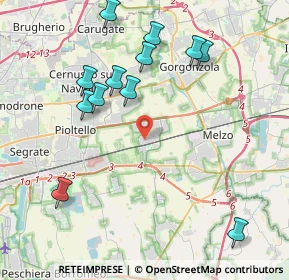 Mappa Via II Giugno, 20060 Vignate MI, Italia (4.4075)