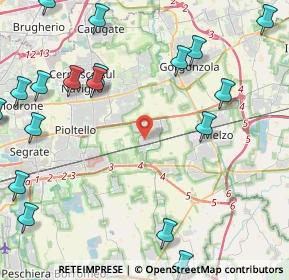 Mappa Via II Giugno, 20060 Vignate MI, Italia (6.234)
