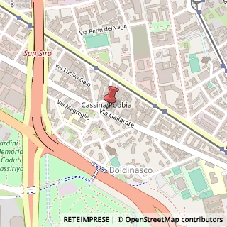 Mappa Via Gallarate, 92, 20151 Milano, Milano (Lombardia)