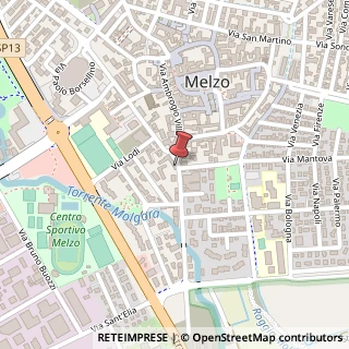 Mappa Largo Antonio Gramsci, 14, 20066 Melzo, Milano (Lombardia)