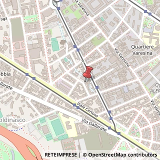 Mappa Via Rosa Salvatore, 14, 20156 Milano, Milano (Lombardia)