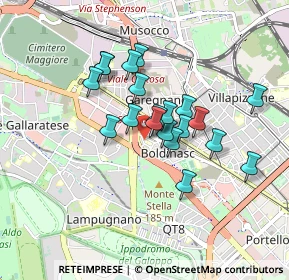 Mappa Via Civenna, 20151 Milano MI, Italia (0.67)