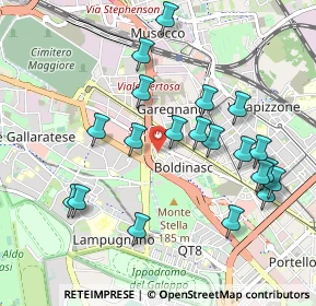 Mappa Via Civenna, 20151 Milano MI, Italia (1.002)