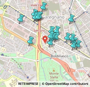 Mappa Via Civenna, 20151 Milano MI, Italia (0.4485)