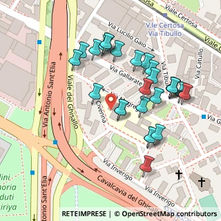 Mappa Via Civenna, 20151 Milano MI, Italia (0.1)