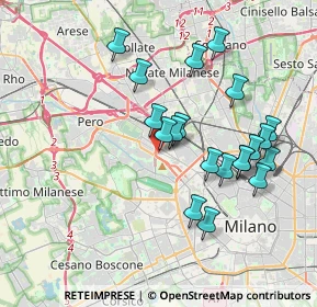 Mappa Via Civenna, 20151 Milano MI, Italia (3.582)