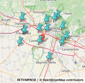 Mappa Via Alessandro Manzoni, 25131 Brescia BS, Italia (6.94857)