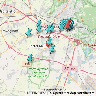 Mappa Via Alessandro Manzoni, 25131 Brescia BS, Italia (3.825)